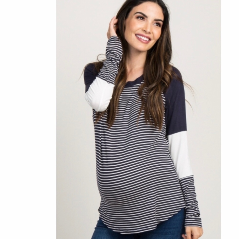 Pink Blush maternity top